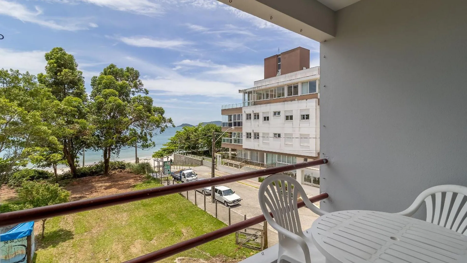 Apartman Apto Frente Mar Com Vista Para A Ilha Cca201 Florianópolis Brazília